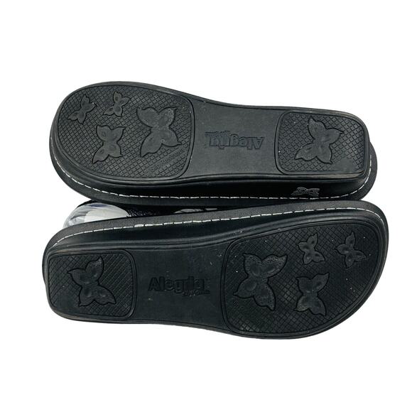 Womens Alegria Kleo Zesty Gladiator Sandals Iridescent Snake Gem Buttons 11.5 12 - Picture 8 of 14